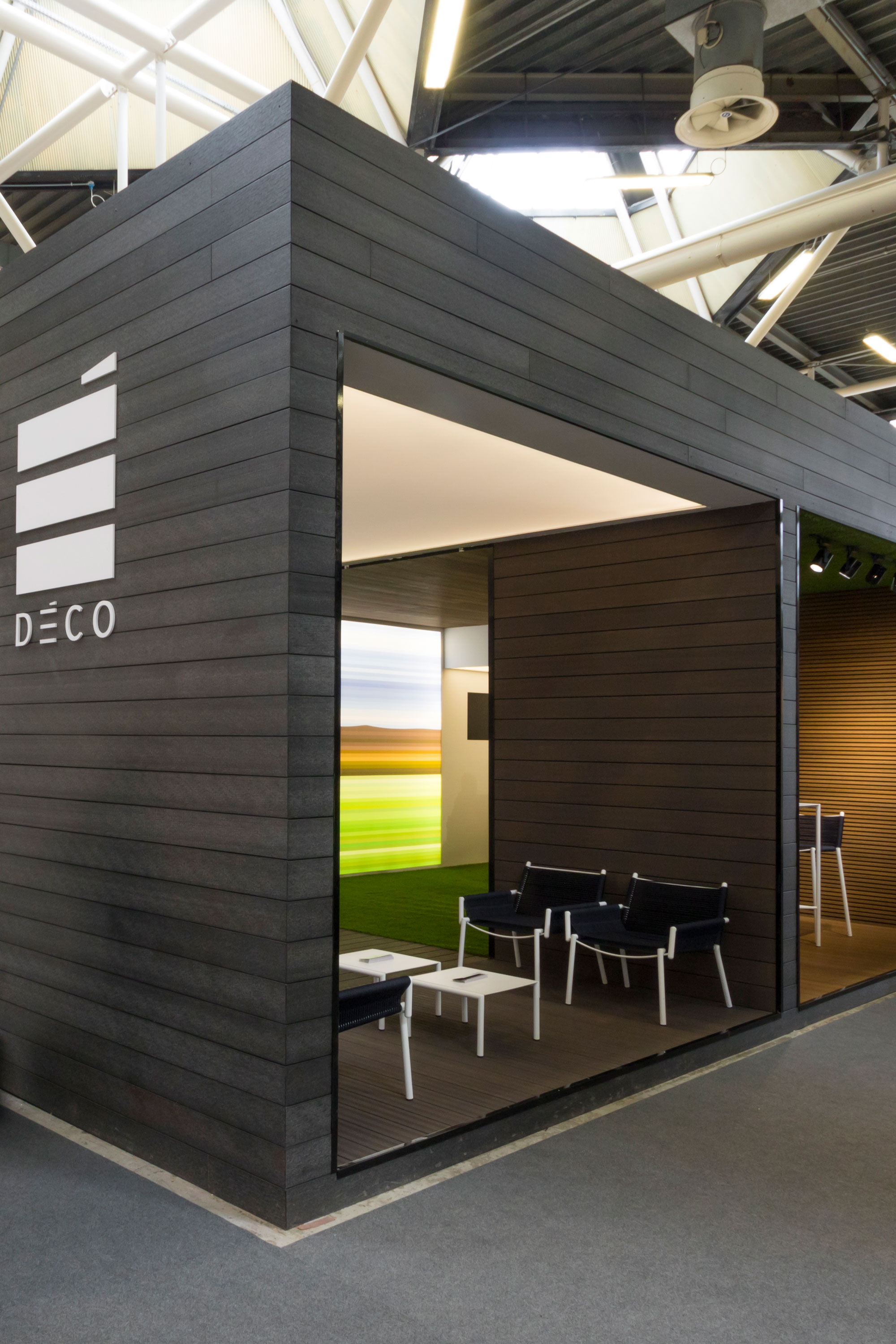 Deco exhibition stand interior design and architecture